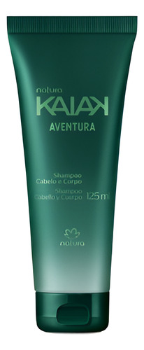 Natura Shampoo Cabelo E Corpo Kaiak Masculino Aventura 125ml