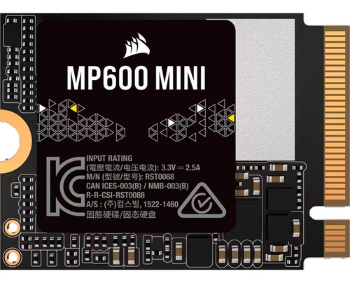 Ssd Corsair Mp600 1tb M.2 2230 Pcie 4.0 Interno