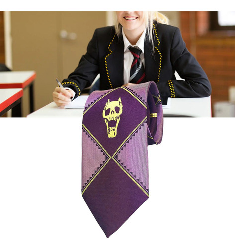Corbata Estampado De Calaveras Dibujos Animados Cosplay