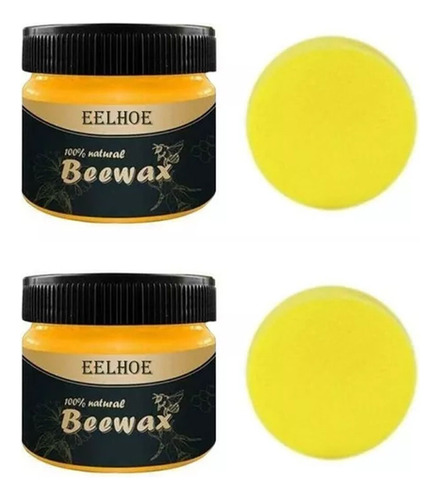 2 Piezas De Cera De Abeja Para Muebles De Madera Beewax Beew