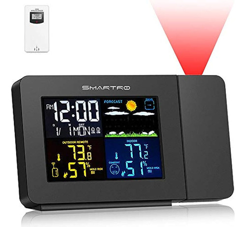 Smartro - Reloj Despertador De Proyección Para Dormitorios C