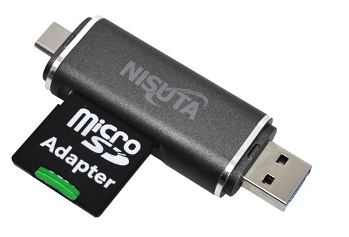 Lector De Tarjetas Micro Sd Tipo Usb Y Usb C Tipo C