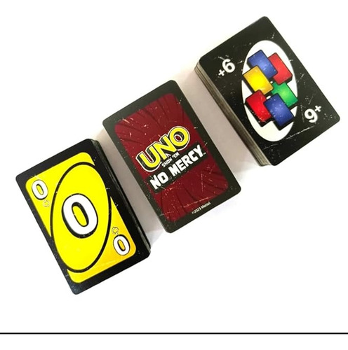 Mattel Uno No Mercy Card Games Pocket-size For Party Fun