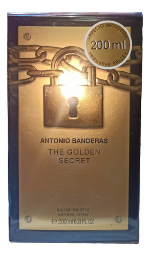 Perfume The Golden Secret Antonio Banderas 200ml Original 