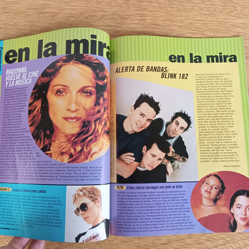 Revista Teen Argentina Enrique Iglesias Madonna Melisa Hart (Usado)