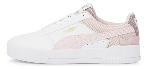 Tenis Casual Puma Carina L Suela De Goma Mujer   Blanco