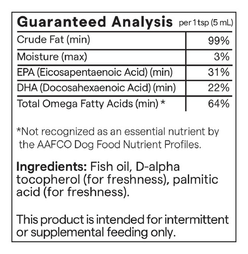 Trace Pet Omega 3 Para Piel Y Pelaje Perros Y Gatos 4 Oz