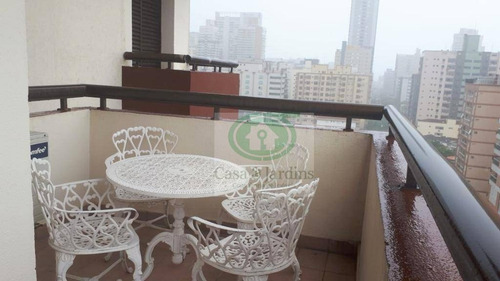 Imagem 3 de 30 de Gonzaga - 3 Dormitorios, Fte C/ Terraço, 2 Garagens - Vazio - Santos - Ap6230