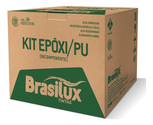 Tinta Epóxi Para Banheiro E Cozinha 3,6l Kit Alta Resistênci Acabamento Brilhante Cor Branco