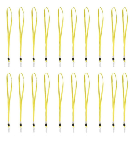 50pcs Lanyard Identificación Nombre Insignia Tarjeta De Neg