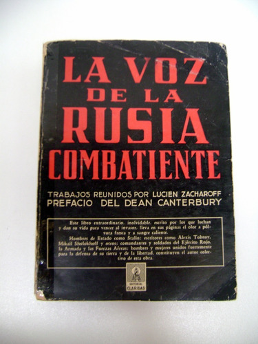 La Voz De La Rusia Combatiente 1942 Segunda Guerra Mun Boedo