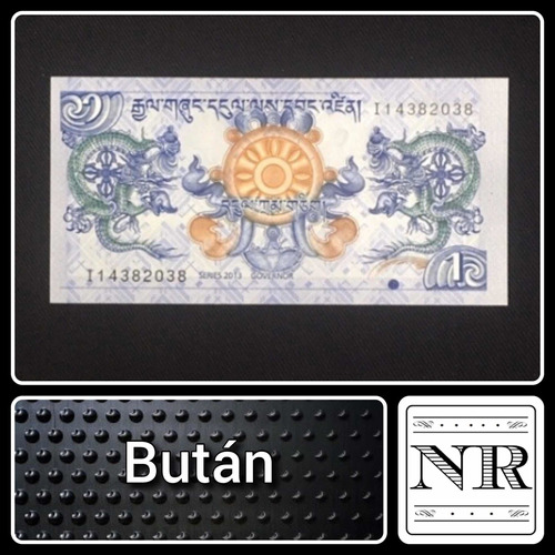 Imagen 1 de 3 de Butan - Asia - 1 Ngultrum- Año 2013 - Unc - P# 27