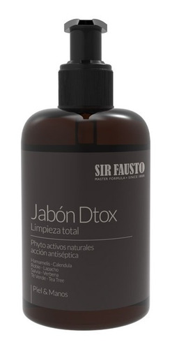 Jabón Líquido De Limpieza Facial Profunda Dtox Sir Fausto