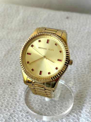 Reloj Mujer Michael Kors Champagne Mk3246 Original (Reacondicionado)