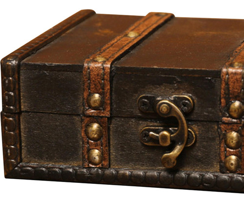 Joyero De Caja De Tesoro De Caja De Almacenamiento Estilo A
