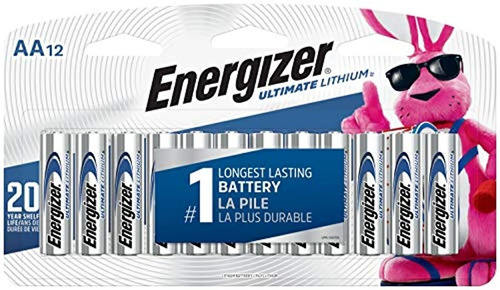 Energizer - Pilas De Litio Aa, Batería Doble A Más Larga Dur