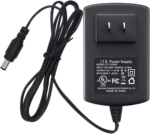 Adaptador De Corriente P/camara 12v 3amp