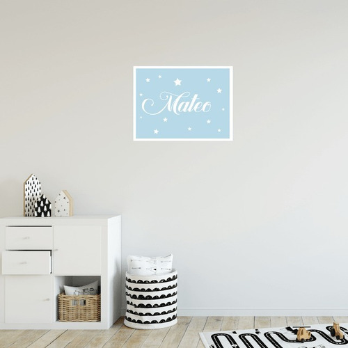 Imagen 4 de 4 de Cuadros Con Nombre - 30x40 Nene - Nenas - Infantil