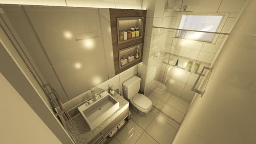 Apartamento Novo Com 02 Dormitórios E Sacada Com Churrasqueira. - Ap2975