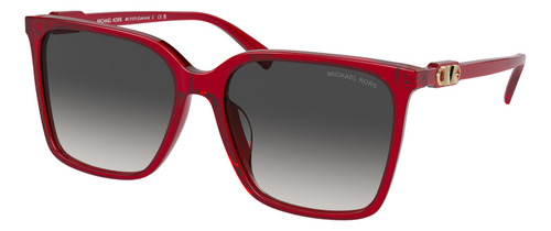 Lentes De Sol Canberra Rojo Michael Kors Mk2197u39558g