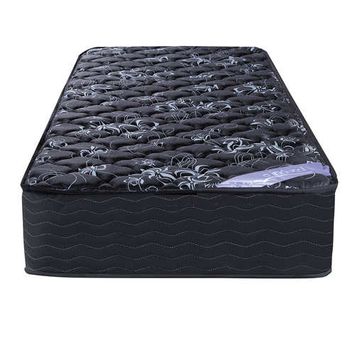 Colchón 1 plaza de resortes Inducol Resortes Imperial negro y gris claro - 80cm x 190cm x 22cm
