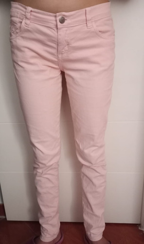 Jeans Para Niña Marca Gmn, Talla 18, Color Rosa