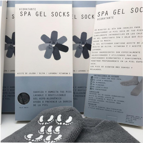 Medias Spa Con Gel Hidratantes Mujer + Cuotas Adm