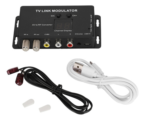 Modulador De Enlace Tm 70 Uhf Tv, Convertidor Av A Rf, Exten