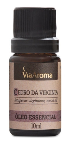 Óleo Essencial Cedro Da Virginia - 100% Natural Via Aroma