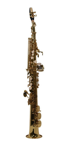 Saxofon Soprano Laqueado Sib Llave De F# Pss2000-l Wesner