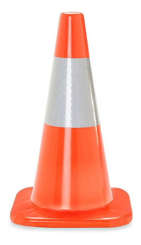 Conos Reflejantes Para Tráfico - 46cm, Naranjas - 2/paq