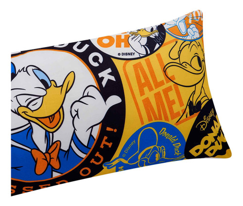 Almohada Súper Jumbo Donald Legend - Providencia Color Azul/amarillo