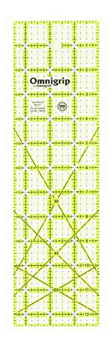 Omnigrid Omnigrip Regla De Acolchado De 3.5 X 12.5 Pulgadas,