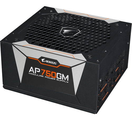 Fuente de poder para PC Giga-Byte Technology AORUS GP-AP750GM 750W black 100V/240V