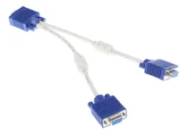 Comprar 15pin Vga 1 Macho A Doble 2 Vga Hembra Monitor Y Adaptador