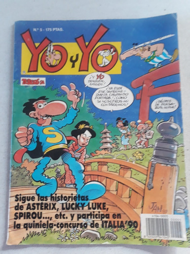 Revista Yo Y Yo N° 5 Editado Por Tebeo España 1990