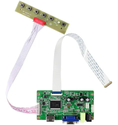 Placa Controladora Vsdisplay Hd-mi Vga Funciona Para 17.3