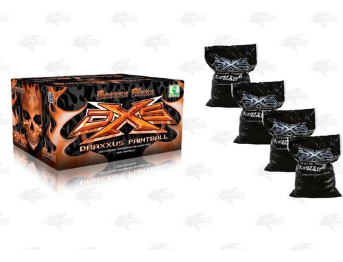 Caja 2000 Pintura Gotcha Paintball Draxxus Bronze Xtreme