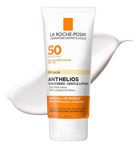 La Roche-posay Anthelios Mineral Sunscreen Spf 50 Loción Sua