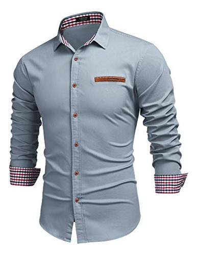 Coofandy Hombres Regular-fit Camisa De Manga Larga 8wy8o