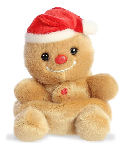 Aurora Peluche Palm Pals Gingy Gingerbread Galleta Navidad Color Marrón Claro