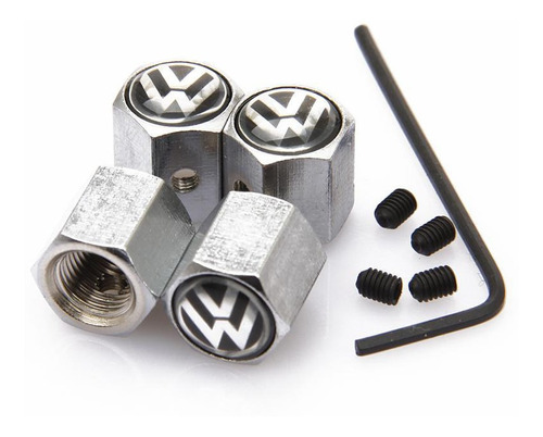 4 Tapa Valvula Anti Robo Volkswagen