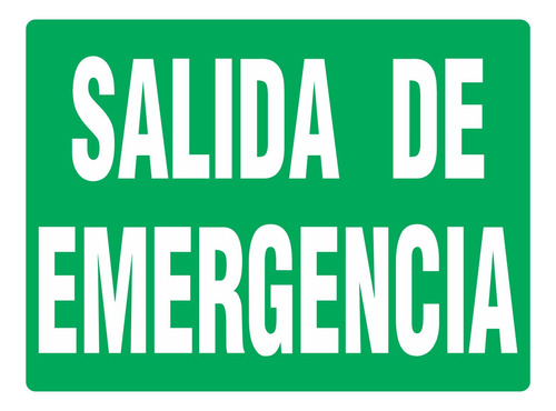 Señal Salida De Emergencia