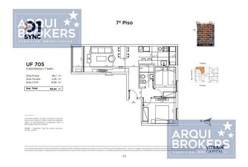 Imagen 2 de 15 de Venta Apartamento Dos Dormitorios En Barrio Sur - 705
