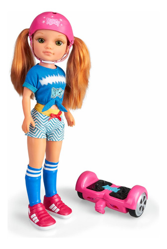 Nancy Un Día Con Mi Hoverboard Con Accesorios 43cm Famosa