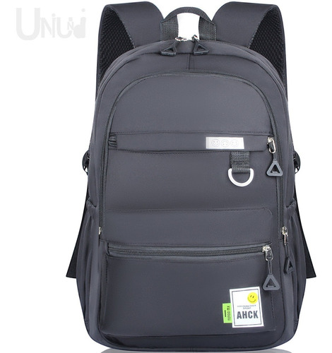 Mochila escolar Uniuni Escolar Viaje SC-S707 color negro 30L