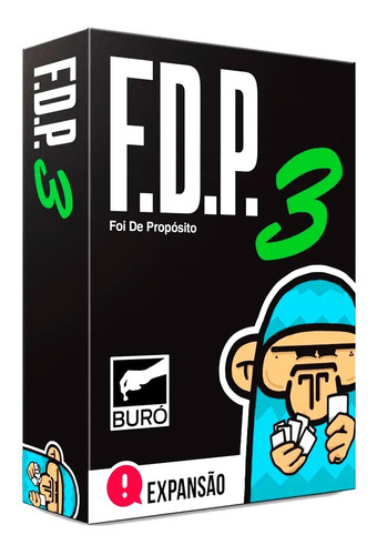 Fdp - Foi De Propósito 3 Expansão Jogo De Cartas