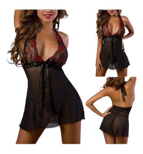 Lindo Vestido Babydoll Ropa Intima