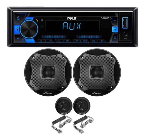 Pyle Plcd54mp Single Din Bluetooth Mp3 Radio Estéreo Control