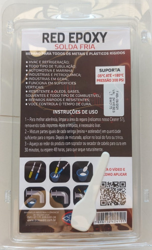 Imagem 4 de 5 de Solda Fria Red Epoxi Para Serpentina, Geladeira Em Geral